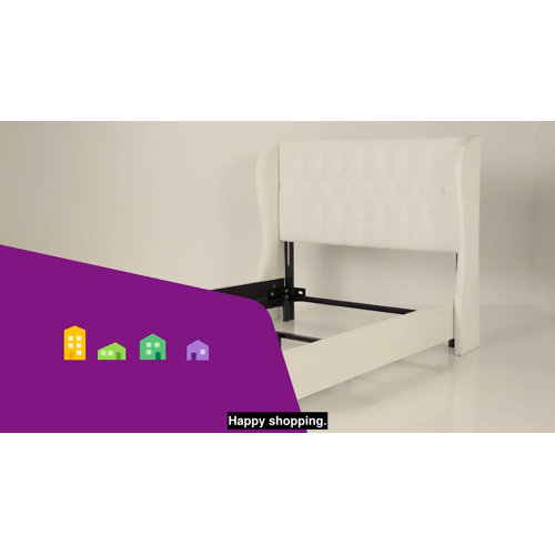 Greyleigh™ Knaresborough Tufted Upholstered Low Profile Standard Bed & Reviews Wayfair